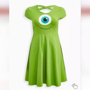 Torrid Mike Wazowski Monster's Inc Dress